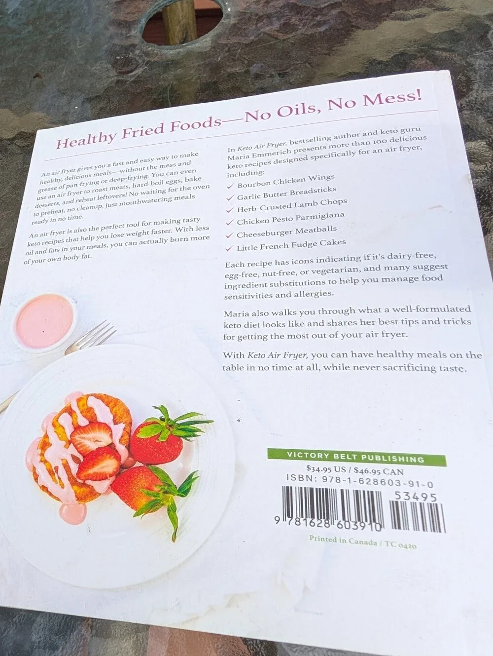 MARIA EMMERICH Keto Air Fryer Cookbook Low Carb